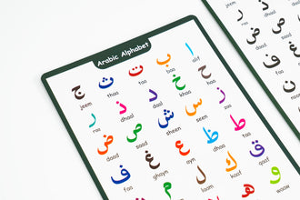 Arabic Alphabet Alif Baa Qaidah Print for Kids - A2 A3 A4 A5 PDF
