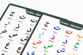 Arabic Alphabet Alif Baa Qaidah Print for Kids - A2 A3 A4 A5 PDF