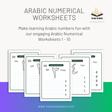 Arabic Numerical Worksheets