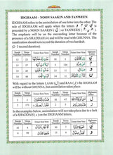 The Holy Quran Colour Coded Arabic Text and Transliteration with English Translation