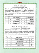 The Holy Quran Colour Coded Arabic Text and Transliteration with English Translation