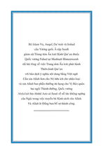 Vietnamese Holy Quran Translation (Tiếng Việt) الفيتنامية