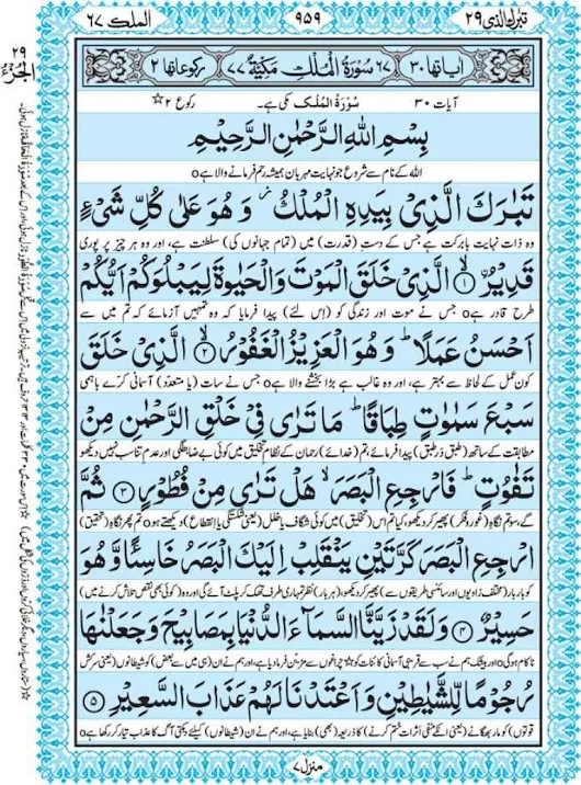 Holy Quran Para 1 - 30 Urdu Translation PDF