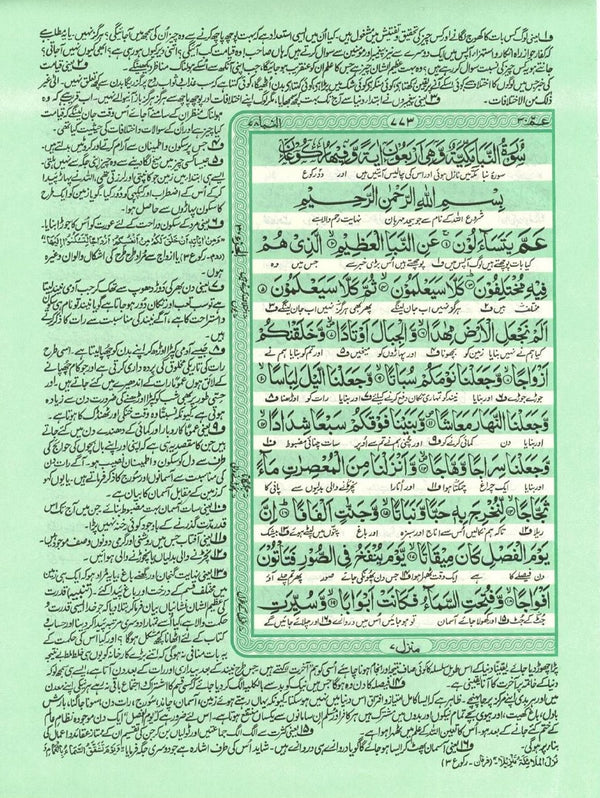 Quran with Urdu Tarjuma and Tafsir PDF