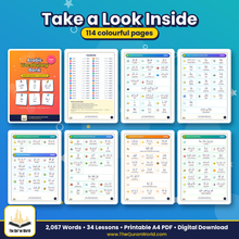 Arabic Vocabulary Bank Book 3 – 2,067 Words with Pictures for Madinah Arabic Book 3 (Printable PDF)