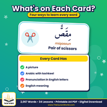 Arabic Vocabulary Bank Book 3 – 2,067 Words with Pictures for Madinah Arabic Book 3 (Printable PDF)