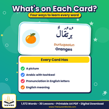 Arabic Vocabulary Bank Book 2 – 1,572 Words with Pictures for Madinah Arabic Book 2 (Printable PDF)