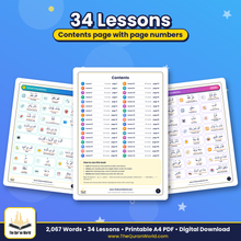 Arabic Vocabulary Bank Book 3 – 2,067 Words with Pictures for Madinah Arabic Book 3 (Printable PDF)