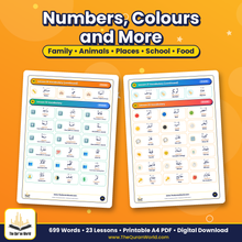 Arabic Vocabulary Bank Book 1 – 699 Words with Pictures for Madinah Arabic Book 1 (Printable PDF)