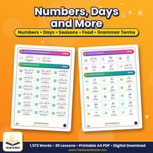 Arabic Vocabulary Bank Book 2 – 1,572 Words with Pictures for Madinah Arabic Book 2 (Printable PDF)