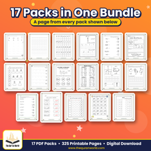 Arabic Worksheets Bundle, 325 Printable Pages, Arabic Alphabet Tracing, Harakat, Word Reading and Matching, Homeschool, Madrasah PDF