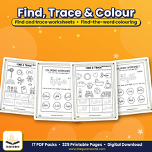 Arabic Worksheets Bundle, 325 Printable Pages, Arabic Alphabet Tracing, Harakat, Word Reading and Matching, Homeschool, Madrasah PDF