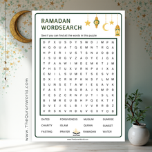 Ramadan Word search