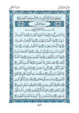 Holy Quran of Madinah in Blue