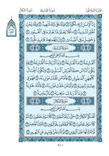 Holy Quran of Madinah in Blue