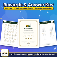 Arabic Alphabet Worksheets for Kids – Printable PDF (18 Pages)